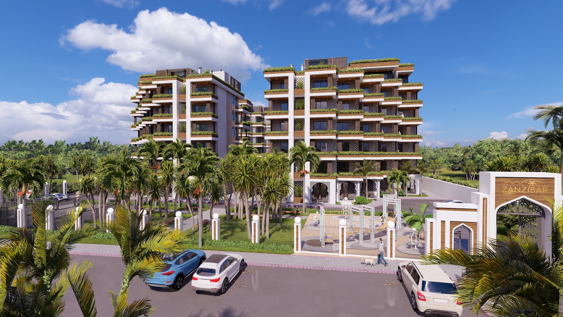 Modern apartment complex in Zanzibar - The Eyes Of Zanzibar