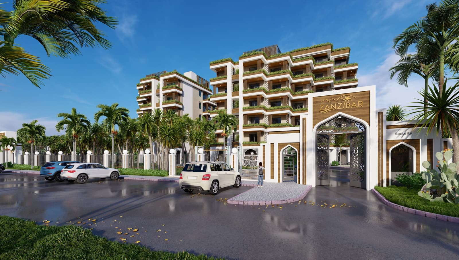 Exterior view of Zanzibar apartment complex - The Eyes Of Zanzibar 1